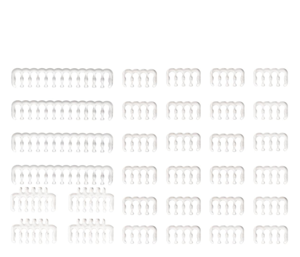 Organizery do kabli Silver Monkey X Tengu Combs white - 1234574 - zdjęcie